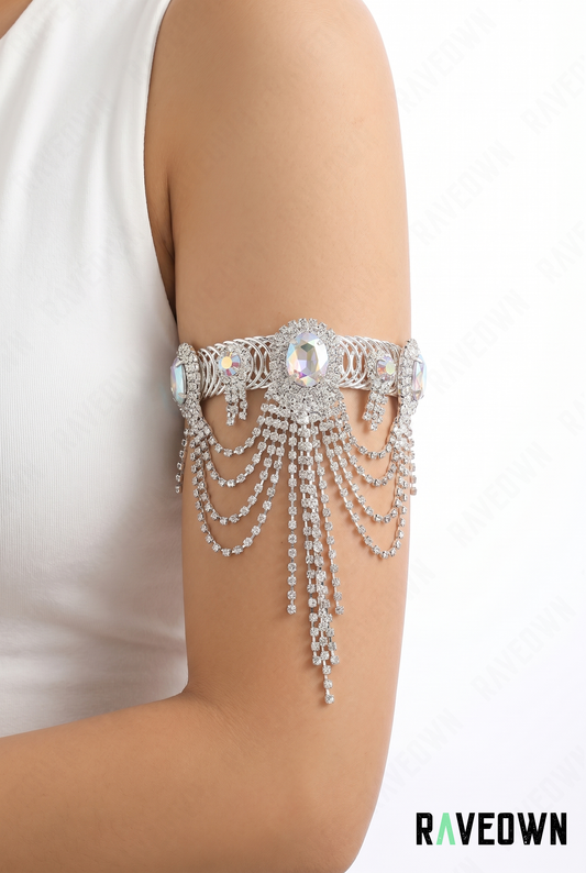 Bijou de Bras Strass Chaînes | Hippie Boho
