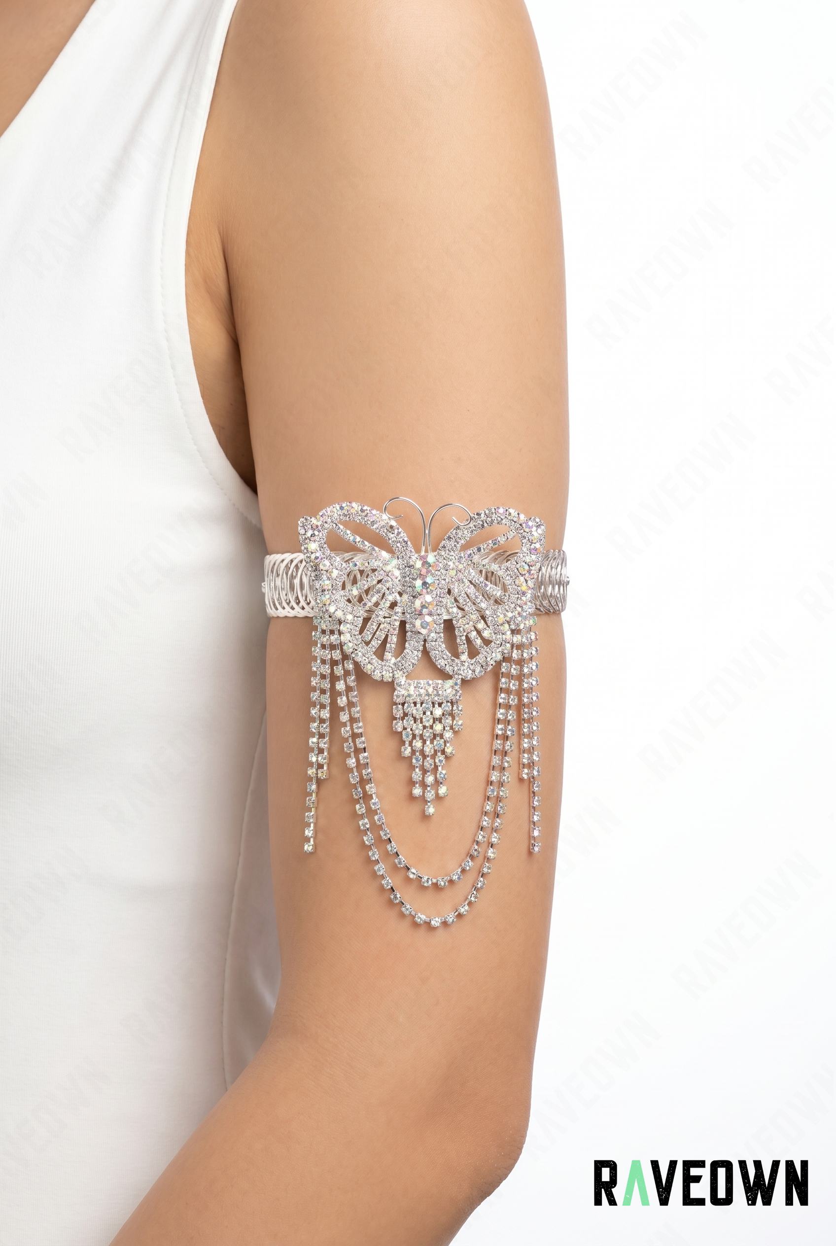 Bracelet Haut de Bras Papillon Strassé | Nektra