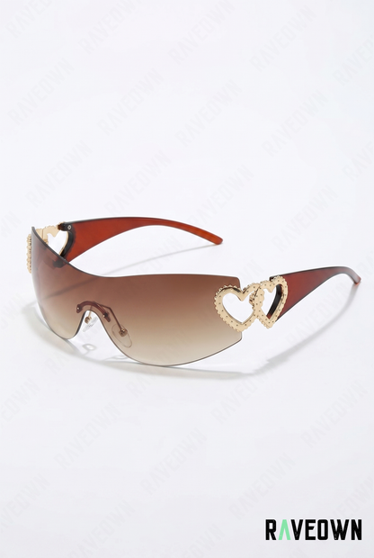 Lunettes De Soleil Femme – Cœur Sans Monture | Solvaï