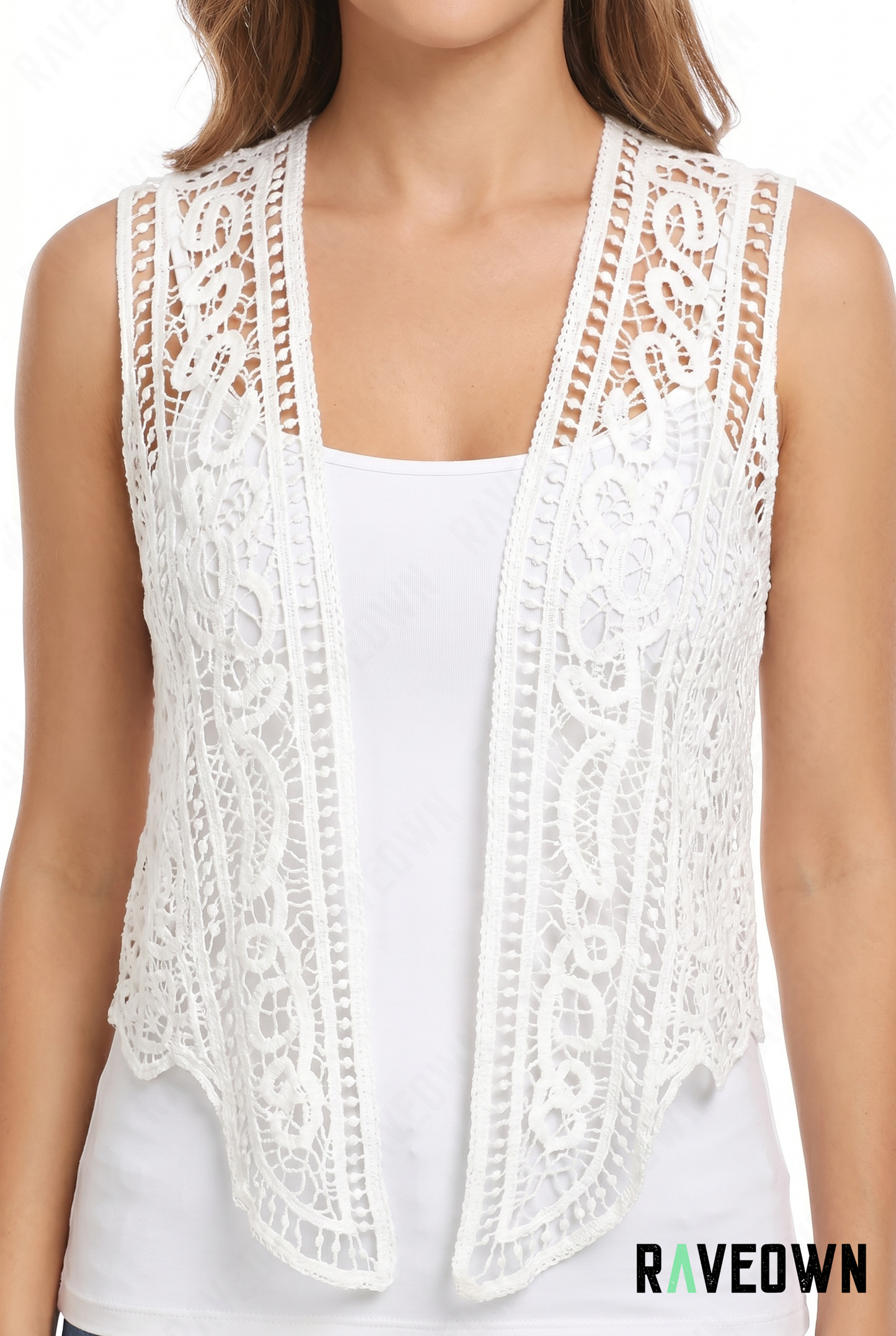 Gilet Crochet Femme – Sans Manche Bohème Été | Lunaï