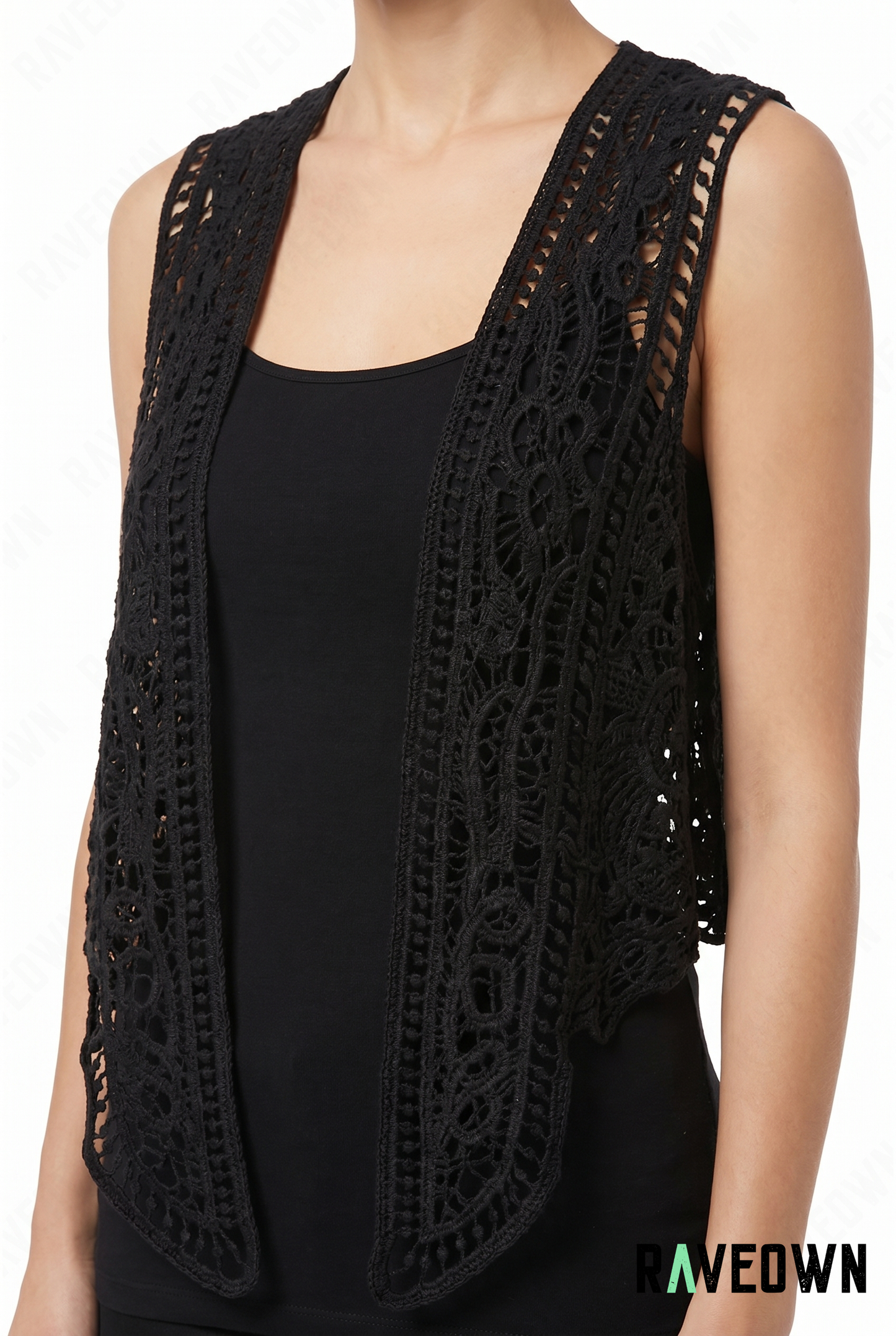Gilet Crochet Femme – Sans Manche Bohème Été | Lunaï