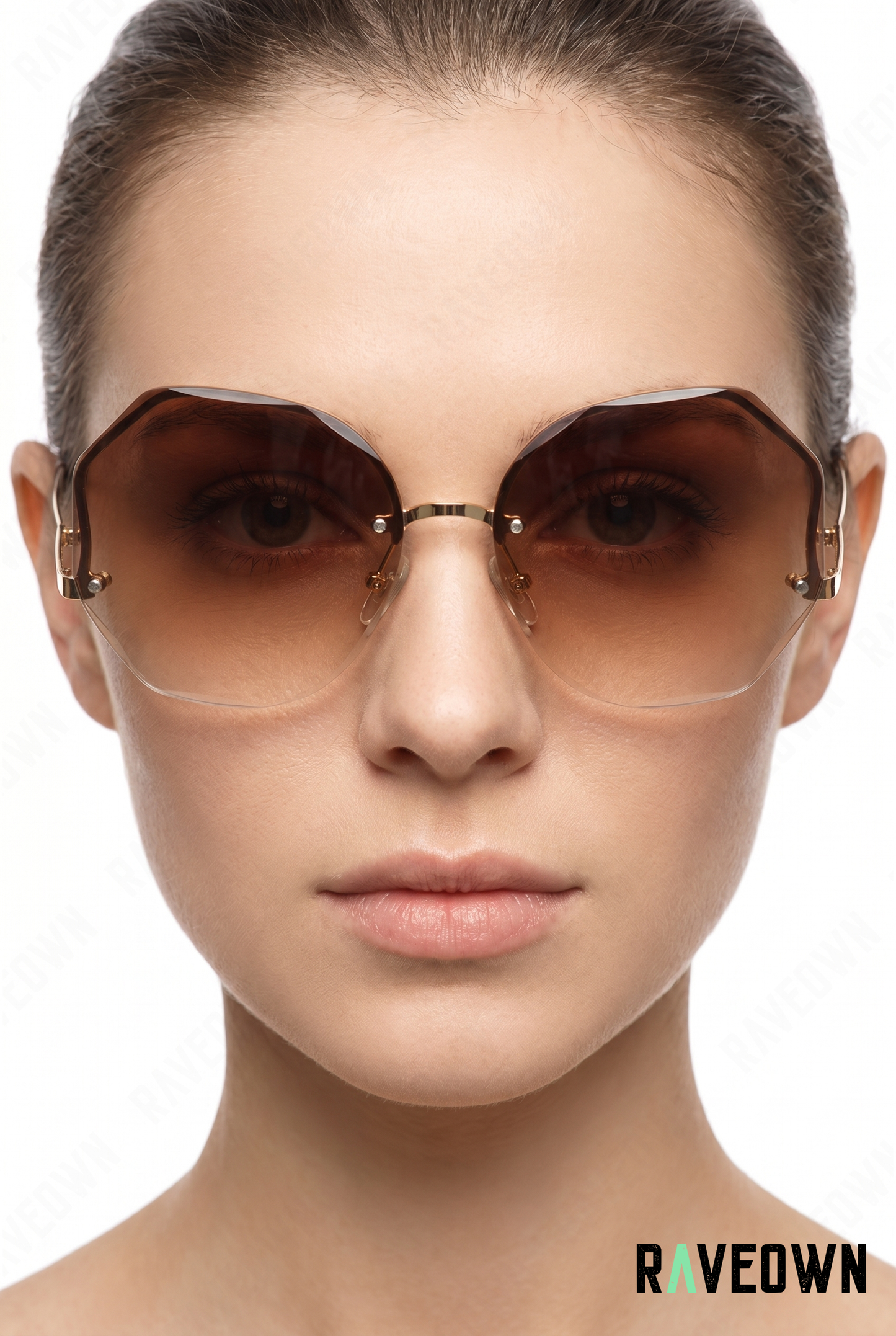 Lunettes Rondes Oversize Dégradé | Solvaï