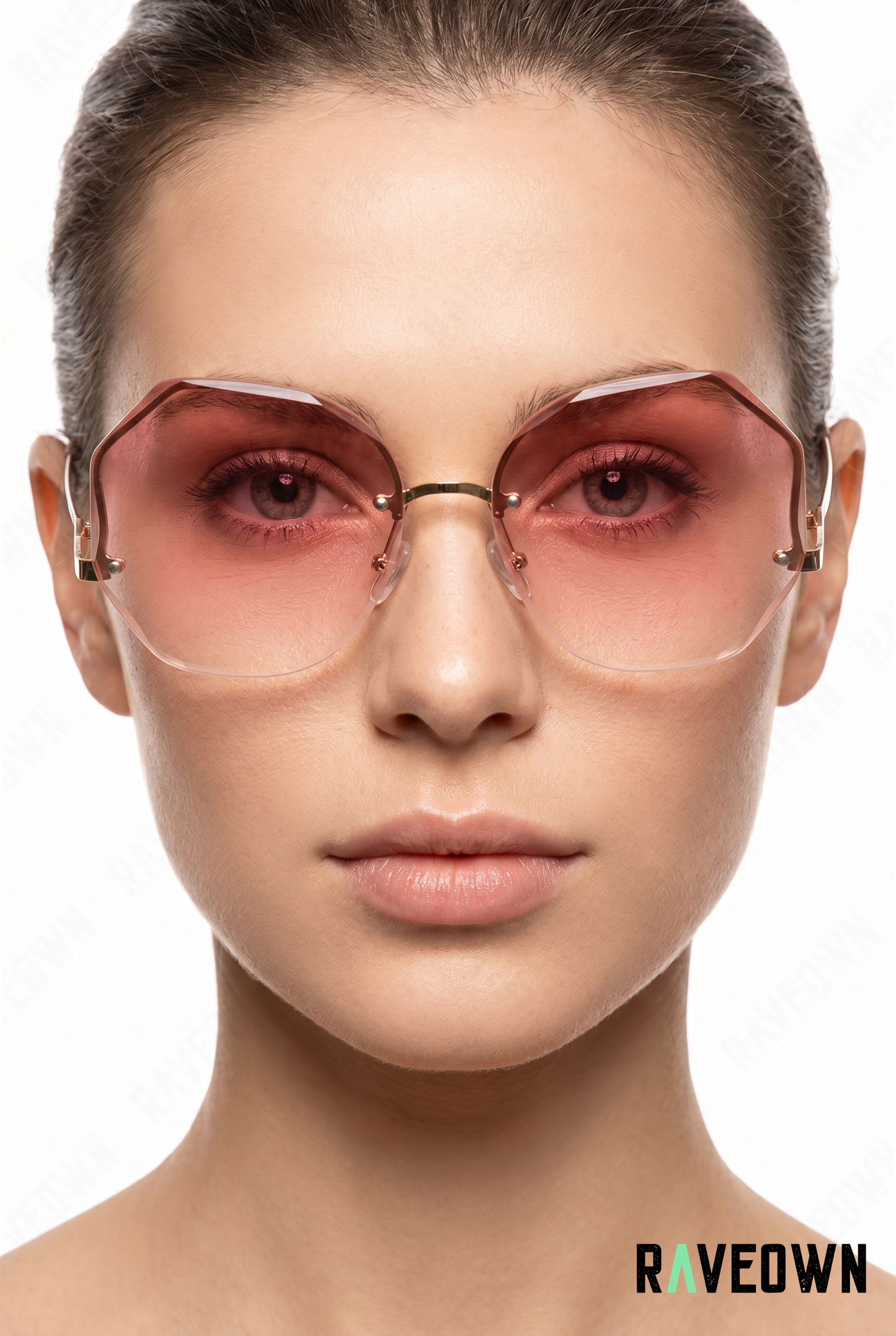 Lunettes Rondes Oversize Dégradé | Solvaï