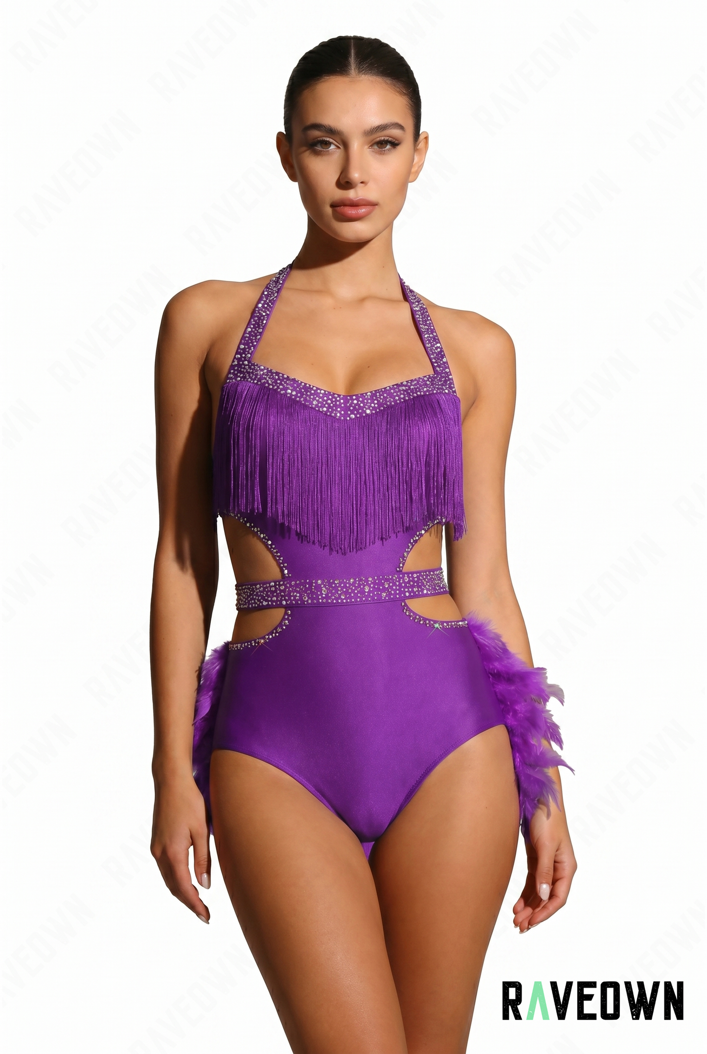 Ensemble Femme 1 Pièce – Plumes Strass | NØXX