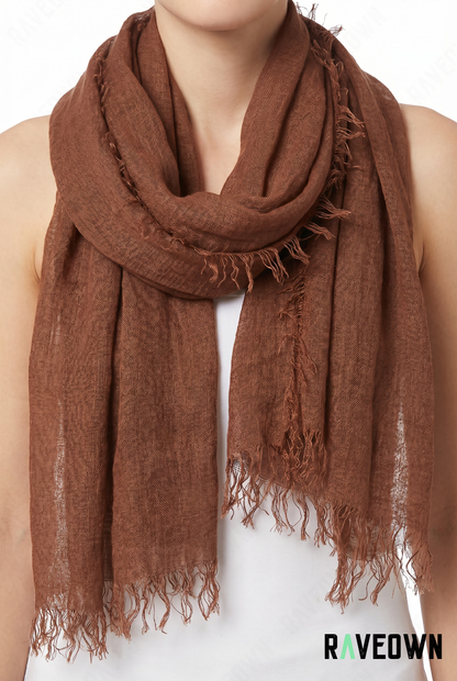 Foulard en Lin Femme