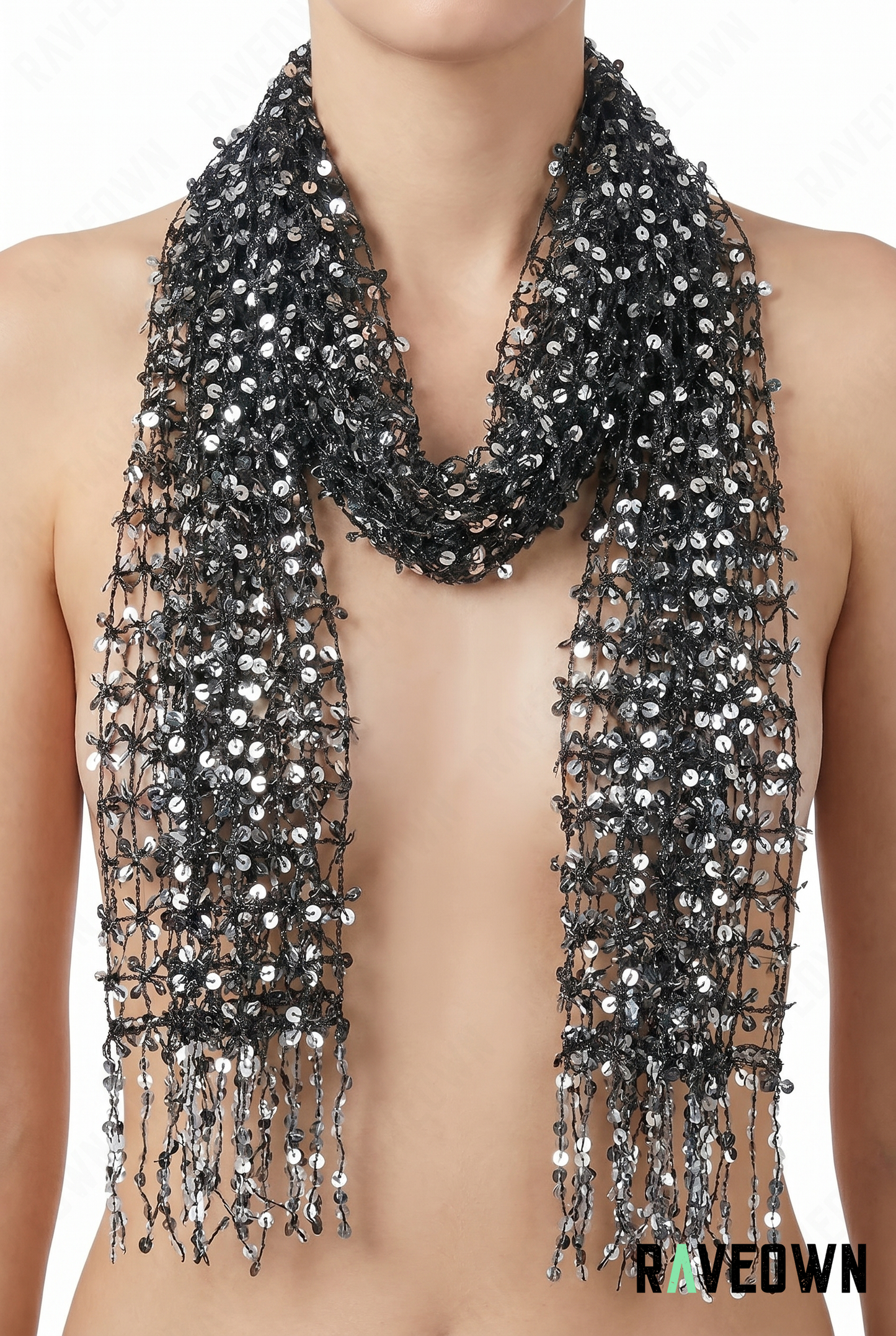 Foulard Paillettes Doré | Solvaï