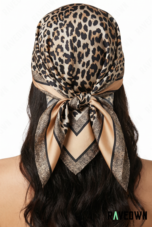 Grand Foulard Femme Léopard