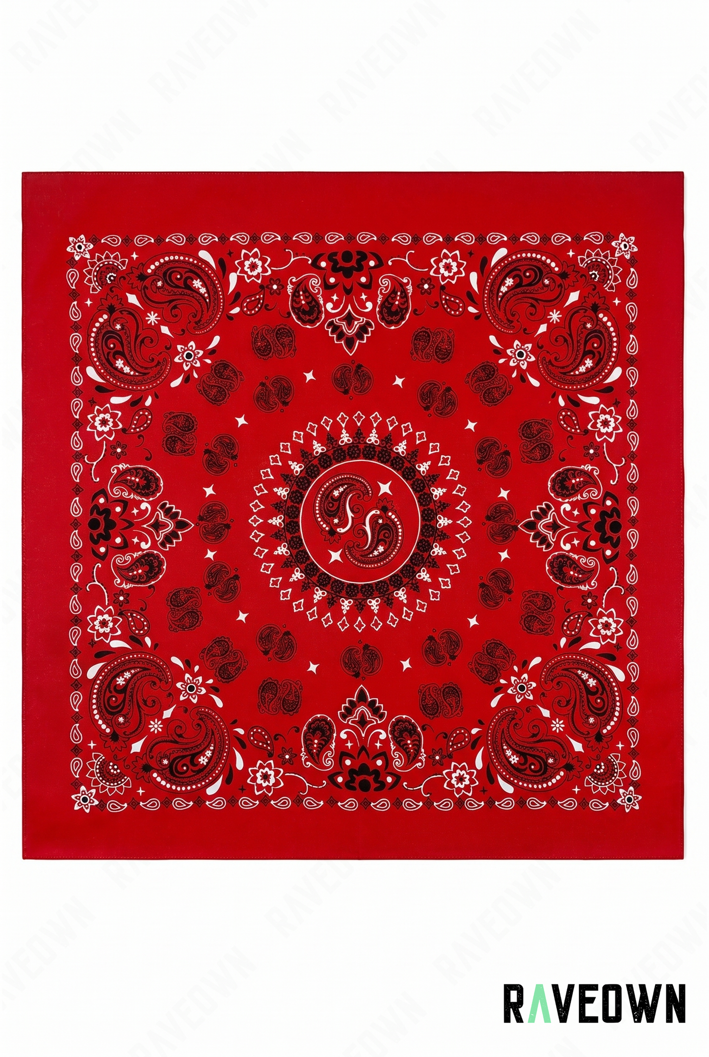 Grand Bandana Paisley – Motif Circulaire | Maüra