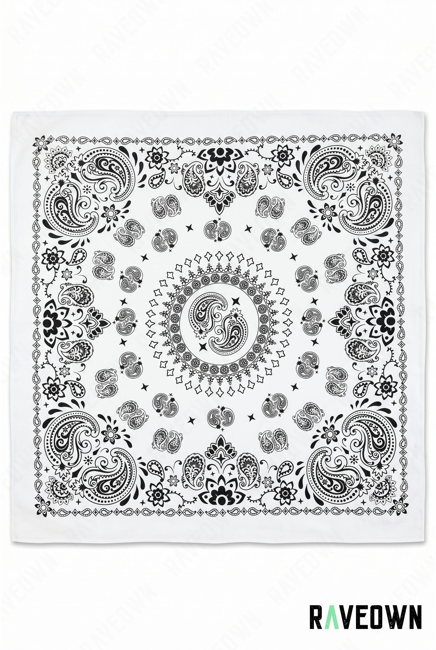 Grand Bandana Paisley – Motif Circulaire | Maüra