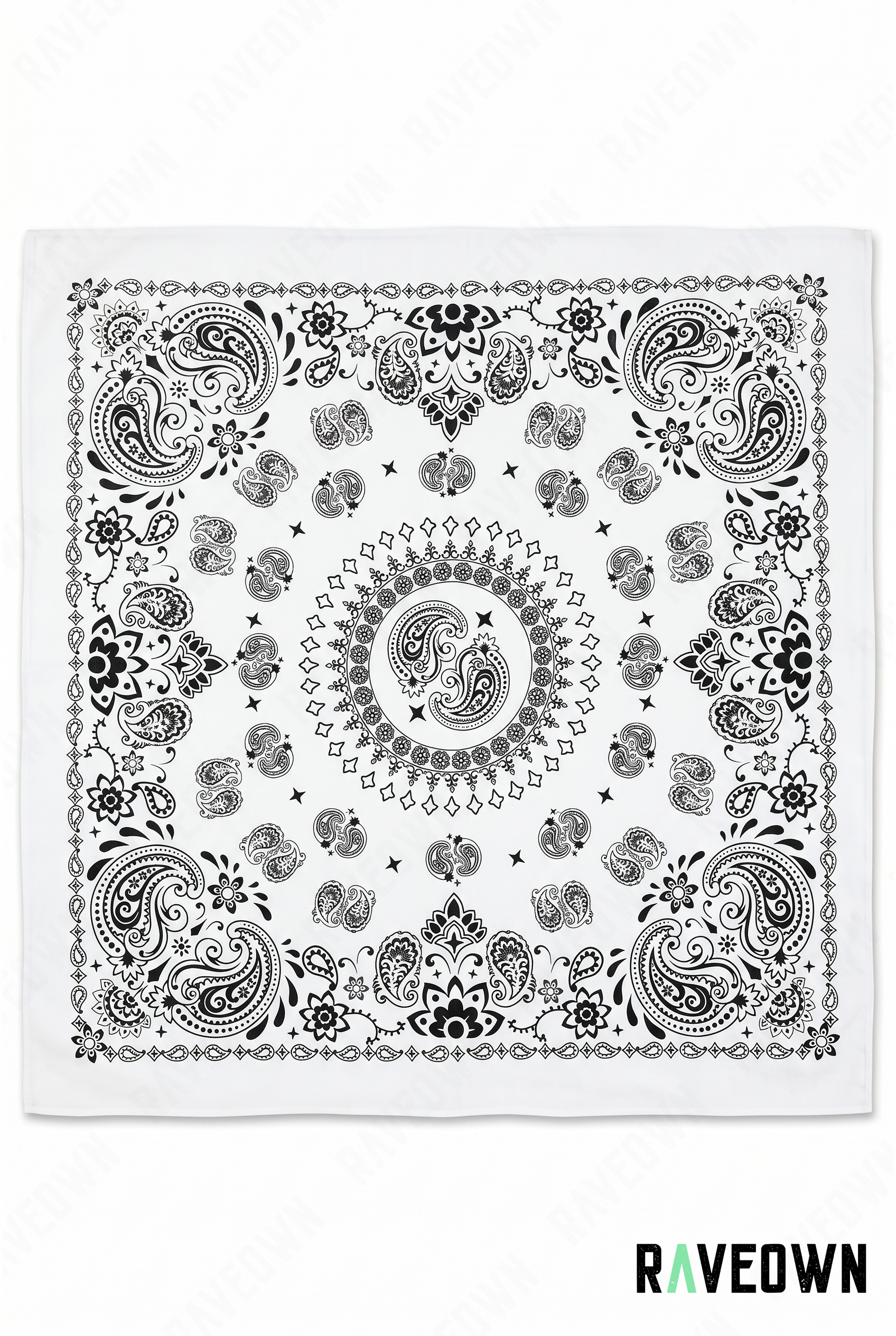 Grand Bandana Paisley – Motif Circulaire | Maüra