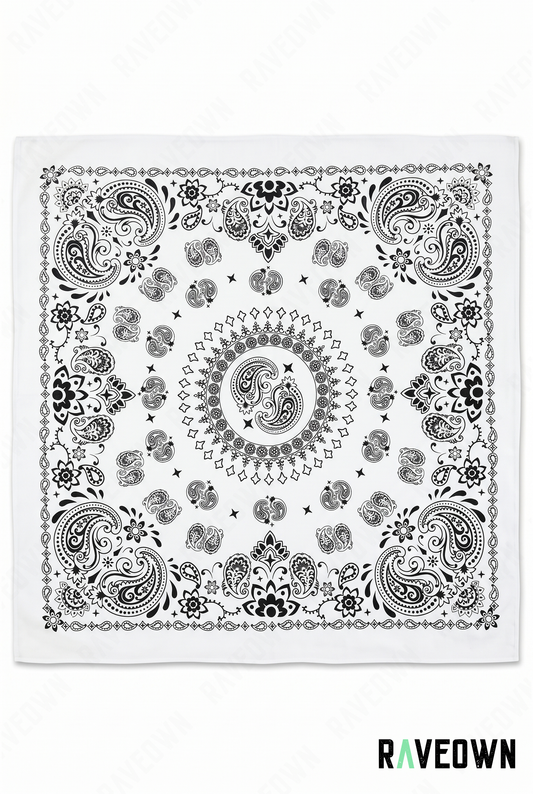 Grand Bandana Paisley – Motif Circulaire | Maüra