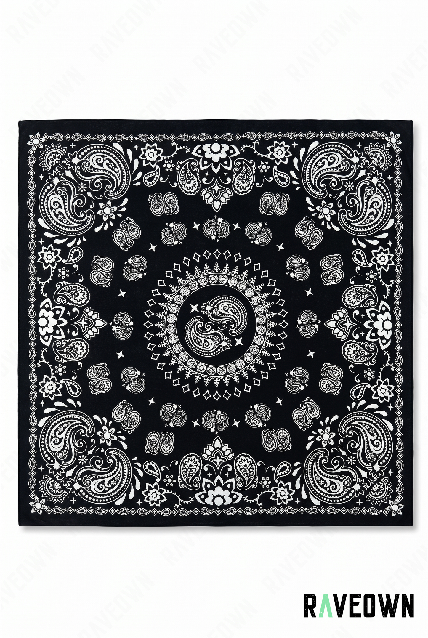 Grand Bandana Paisley – Motif Circulaire | Maüra