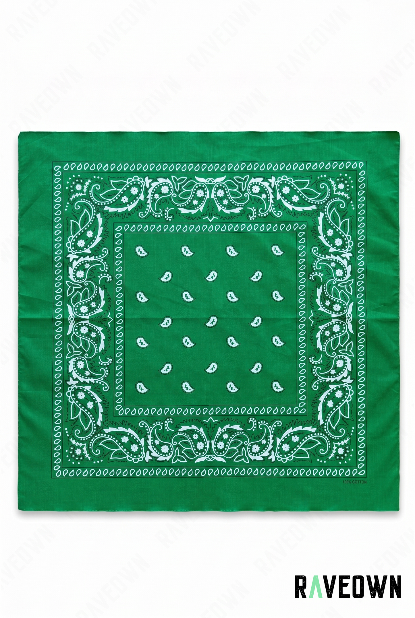 Grand Bandana Femme – Paisley Classique Uni | Festi.Life