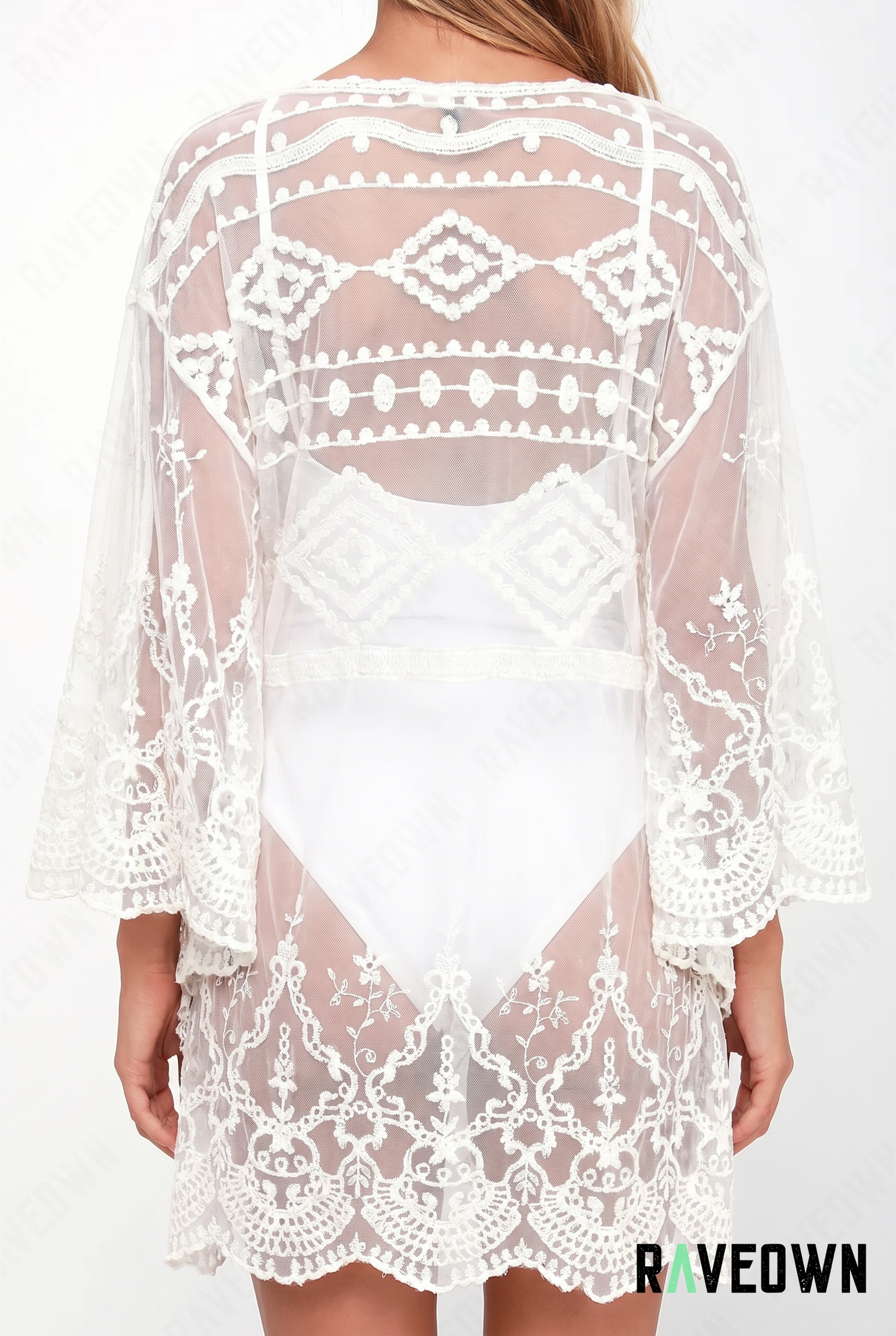 Robe de Plage Dentelle Transparente | Hippie BOHO