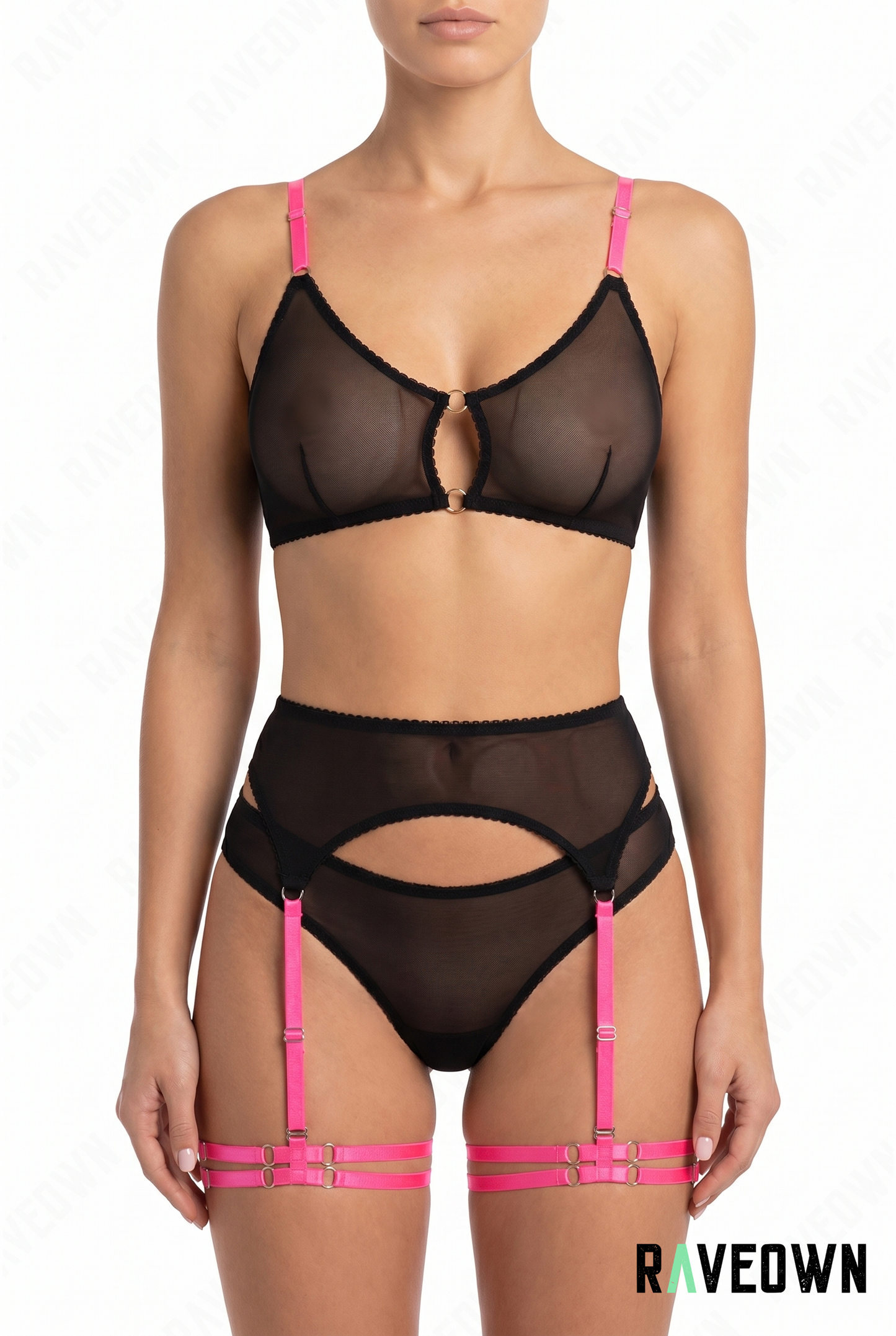 Lingerie Filet Porte-Jarretelles | RÆVA