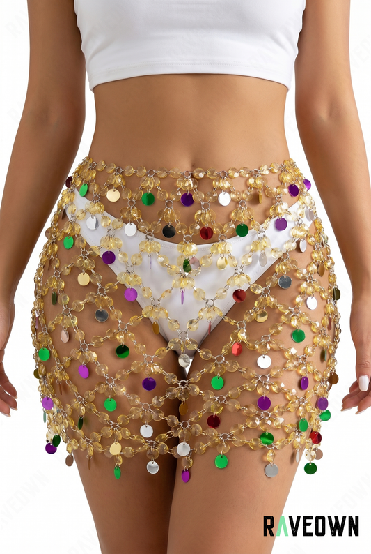 Jupe Sequins à  Couleur | Solvaï