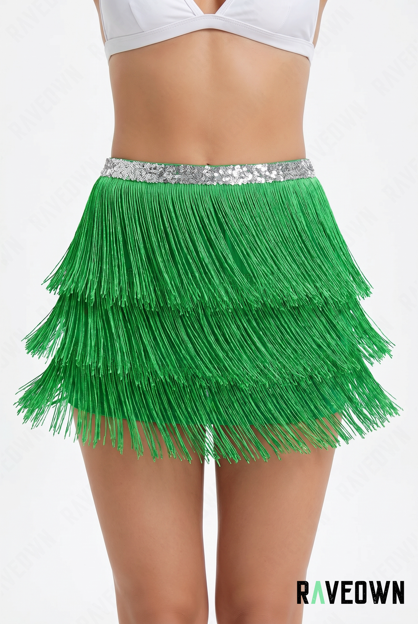 Jupe Short Femme à Franges | Terra Boho