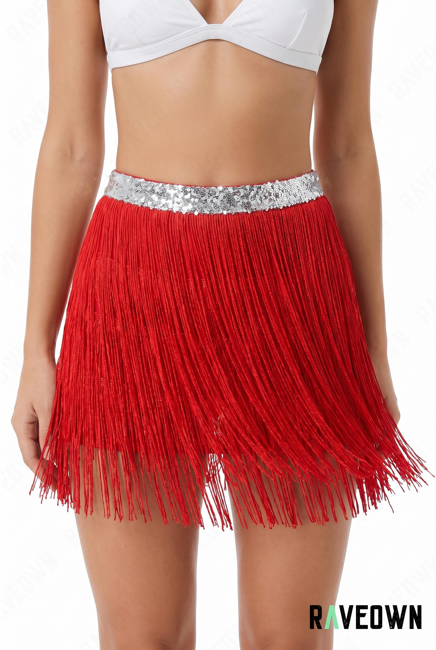 Jupe Short Femme à Franges | Terra Boho