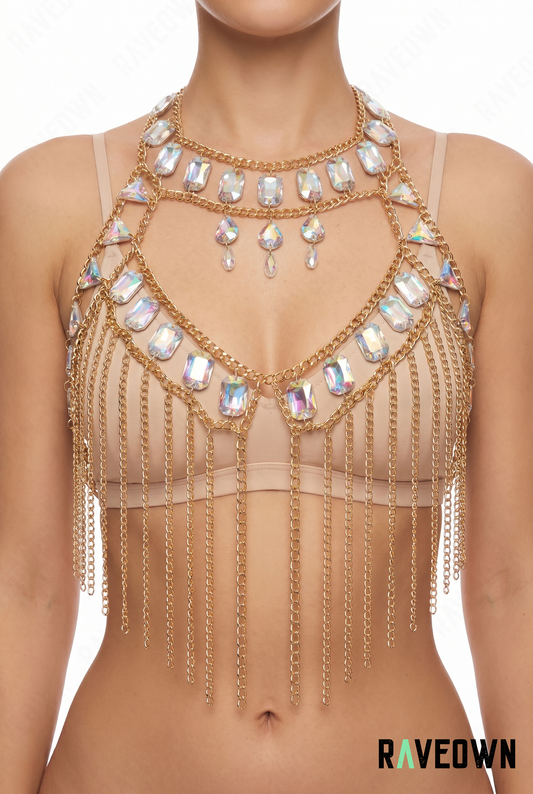 Top Sequin Doré | RÆVEN