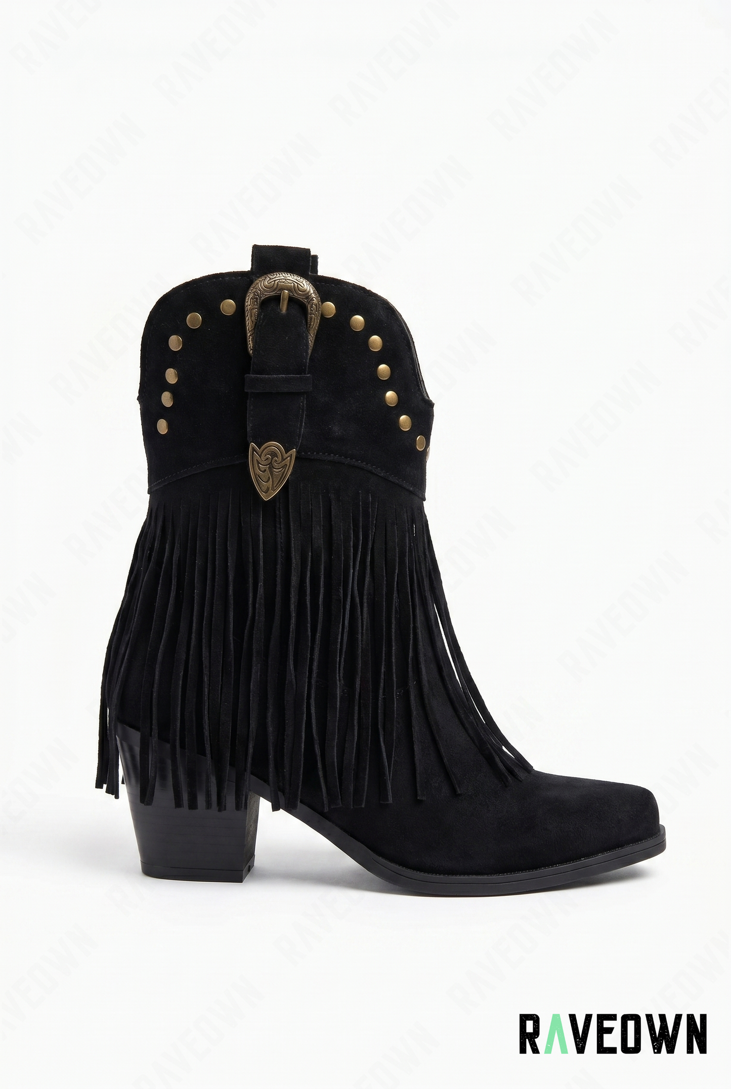Bottine à Franges Cloutée | BOHO Wild West