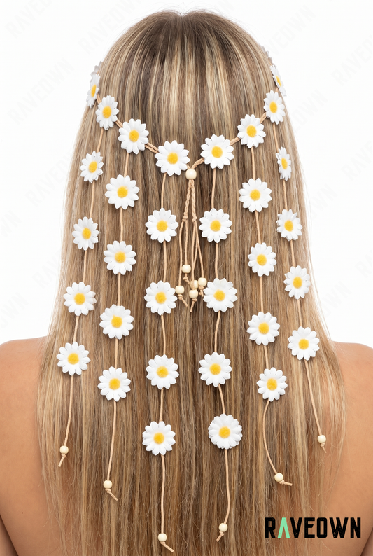 Accessoire Cheveux Fleur – Marguerites | Lunaï