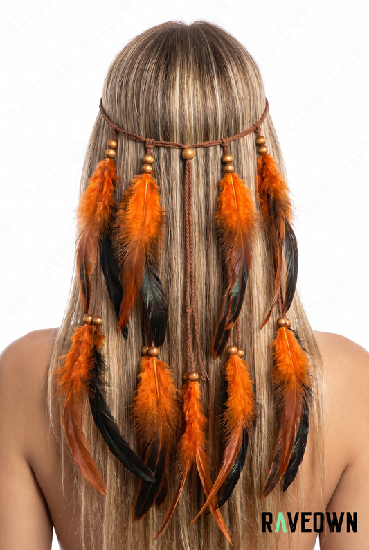 Plumes Dans Les Cheveux – Festival Boho | Solvaï