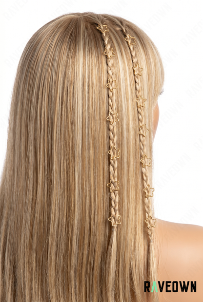 Accessoire Cheveux – Set 30p Étoiles Dorées | Solvaï