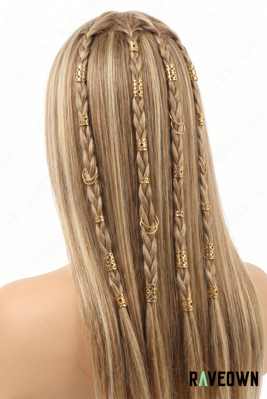 Bijou Cheveux – Set 80p Anneaux | Lunaï