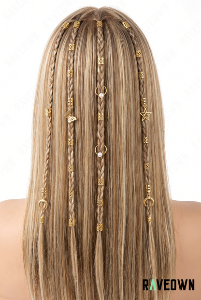 Bijou Cheveux – Set 25p Lune Étoile | Maüra