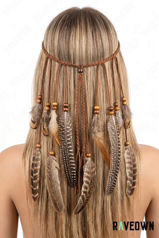Plumes Dans Les Cheveux de Couleur Naturelles | Maüra