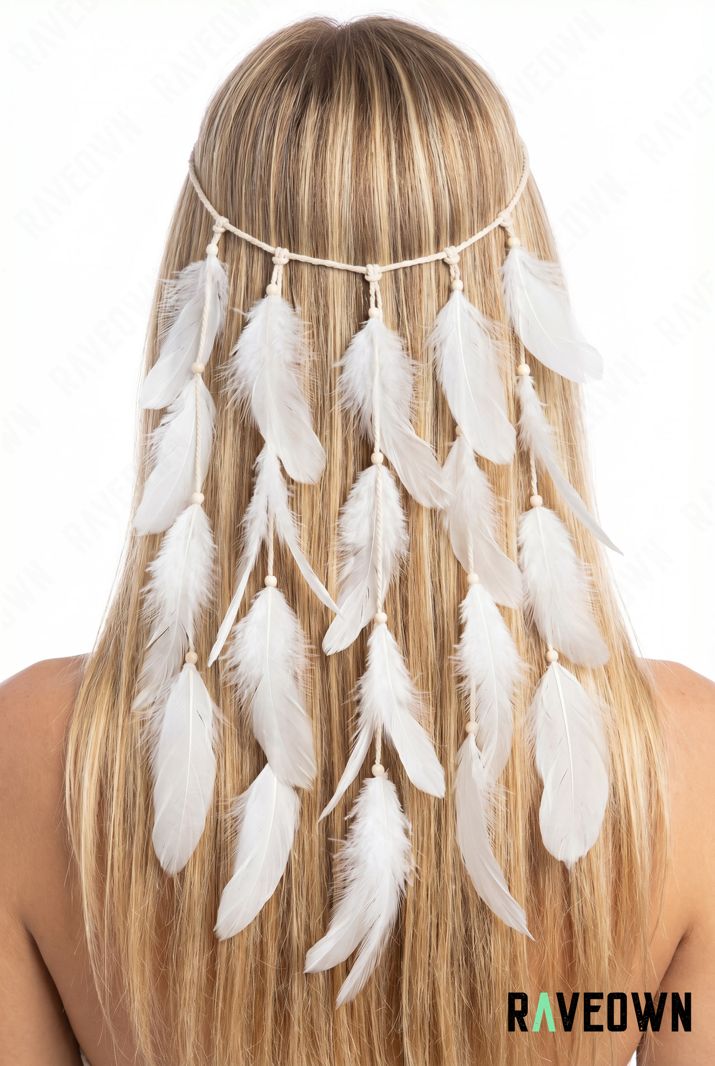 Accessoire Cheveux Mariée – Headband Plumes | Lunaï