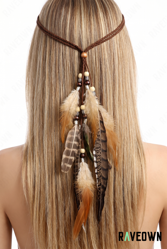 Extension Plume Cheveux – Sautoir Naturel Boho | Terra Boho