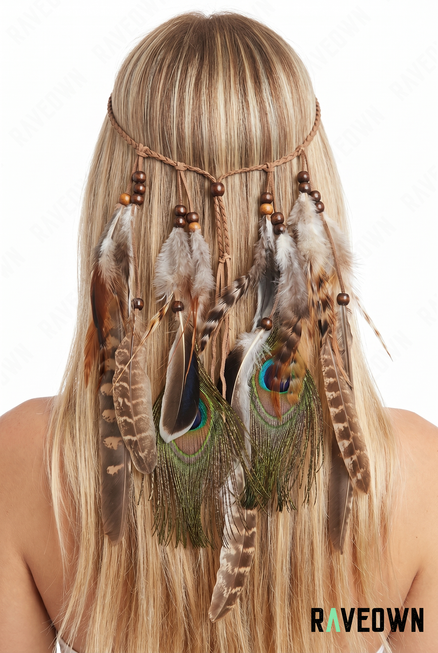 Plume Paon Cheveux | Maüra