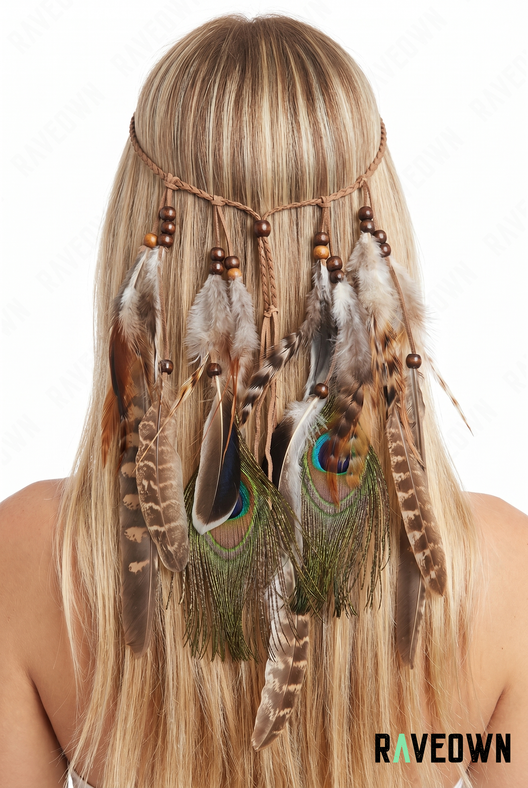 Plume Paon Cheveux | Maüra