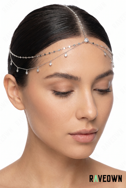 Bijou De Tête – Chaîne Fine Strass | Maüra