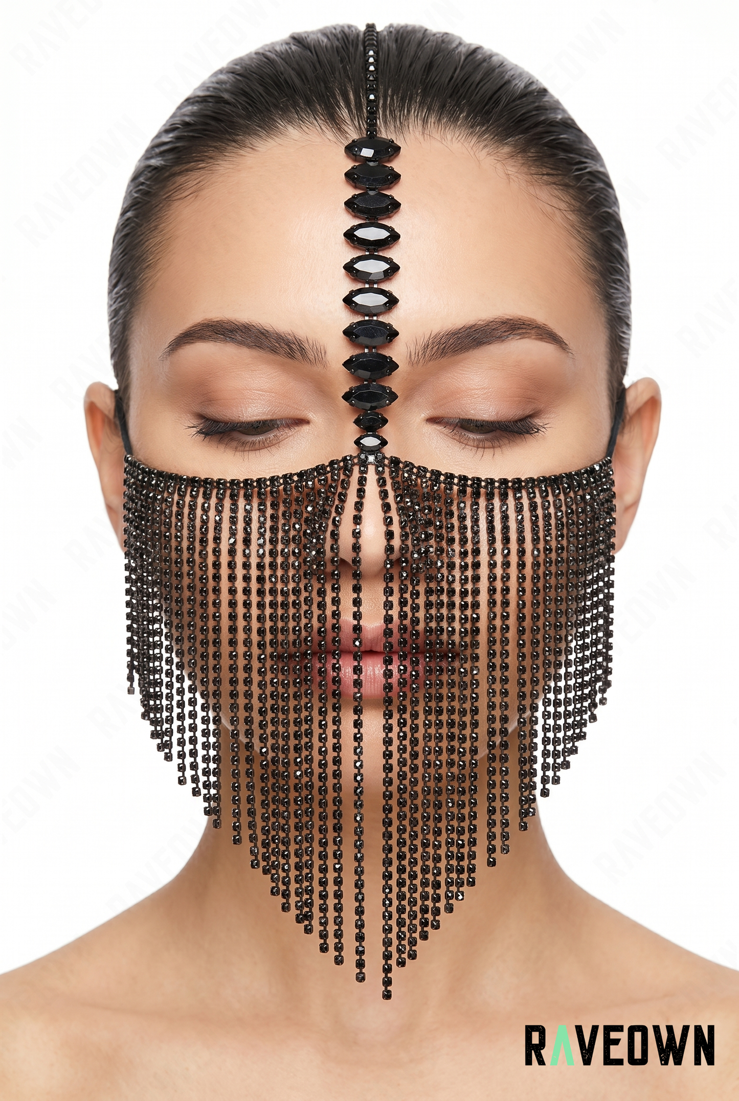 Bijou De Tête – Voile Strass Franges | Nomadix