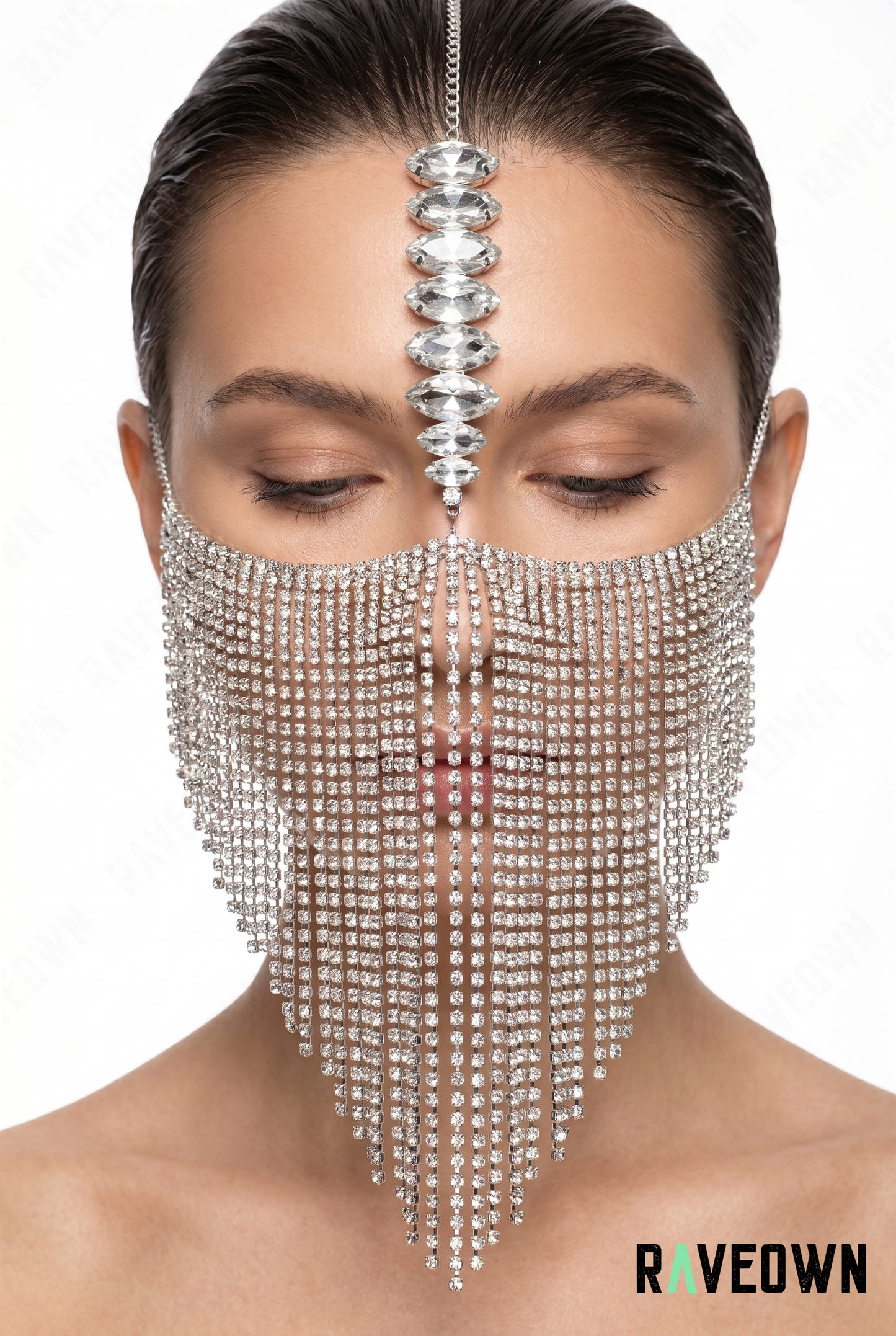 Bijou De Tête – Voile Strass Franges | Nomadix