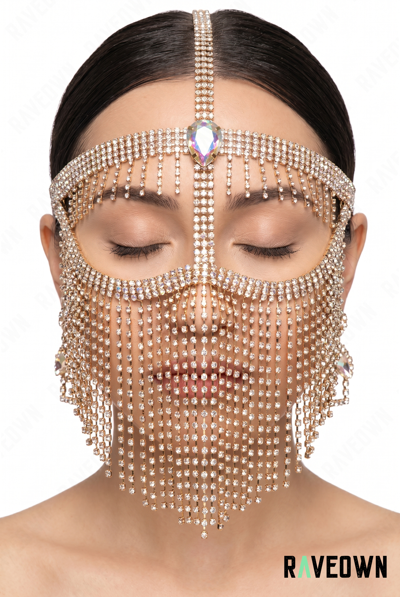Bijou De Tête – Masque Strass Voile Festival | Nomadix