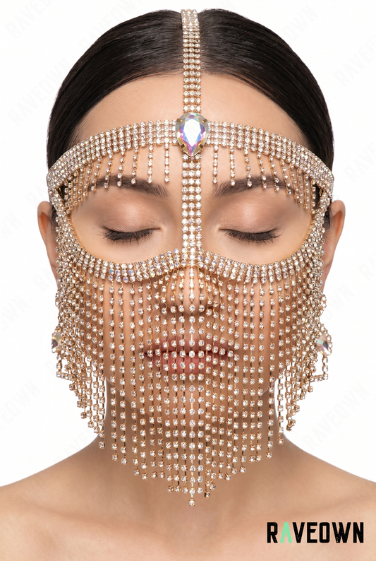 Bijou De Tête – Masque Strass Voile Festival | Nomadix