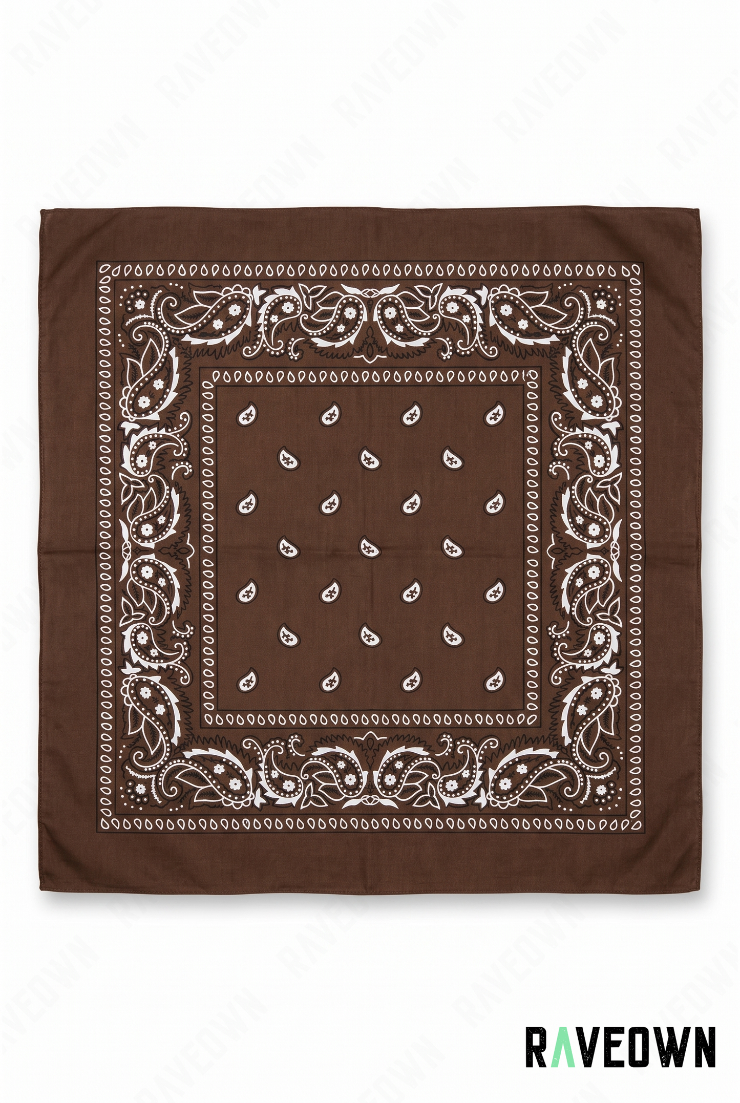 Bandana Couleur Femme – Paisley Coton Uni | Festi.Life