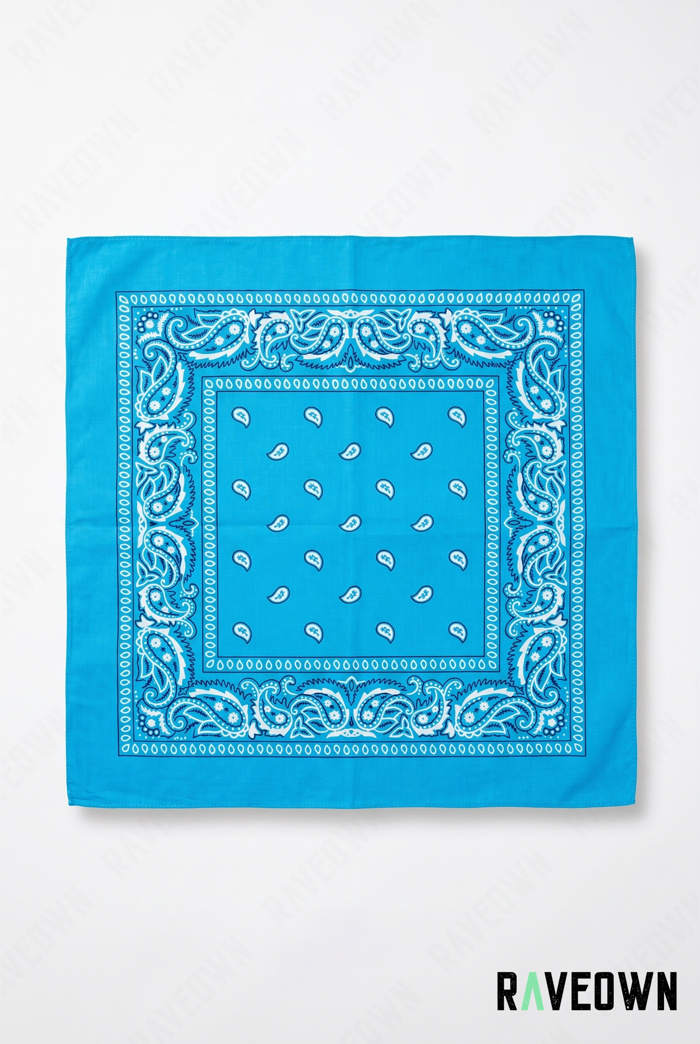 Bandana Couleur Femme – Paisley Coton Uni | Festi.Life