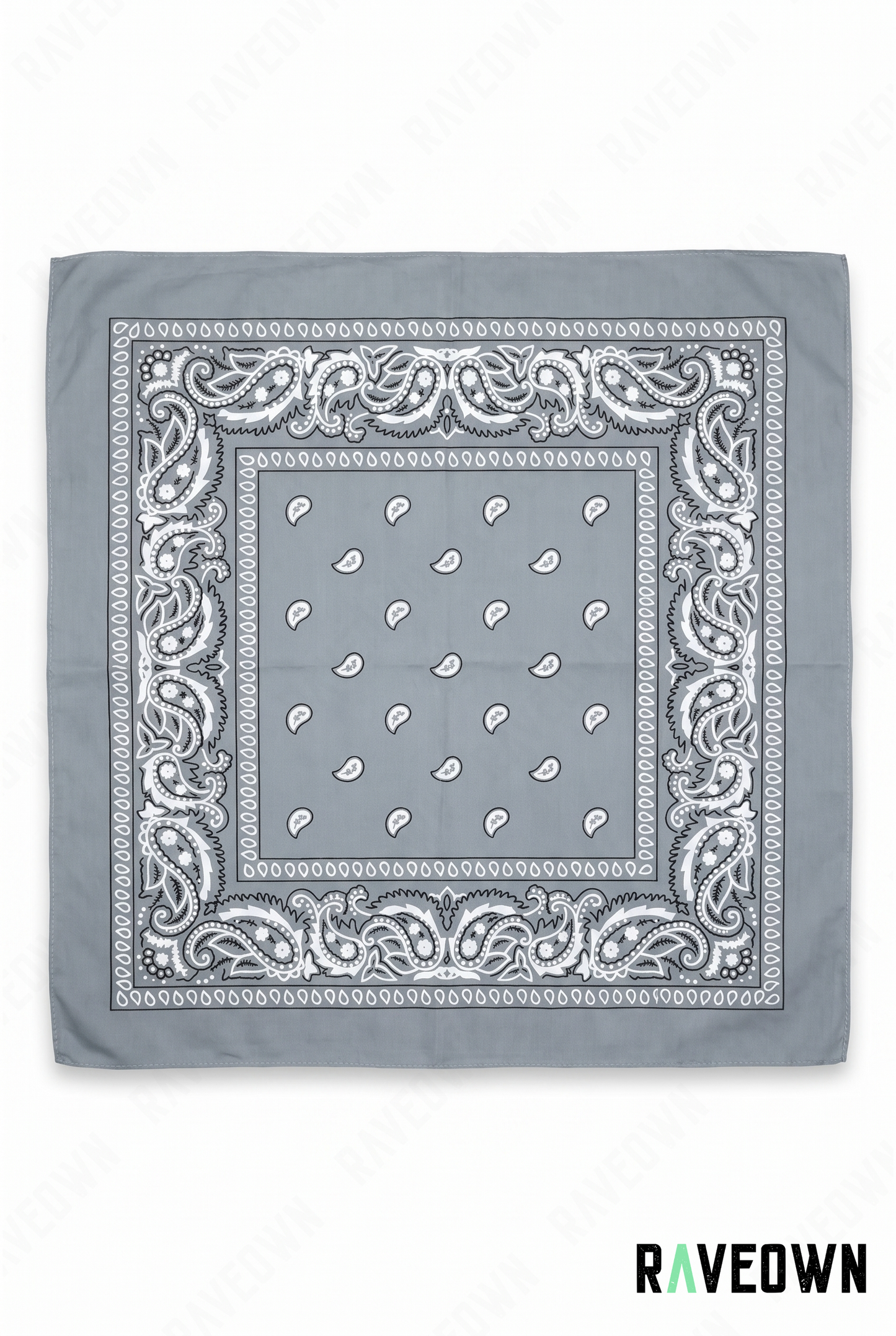 Bandana Couleur Femme – Paisley Coton Uni | Festi.Life