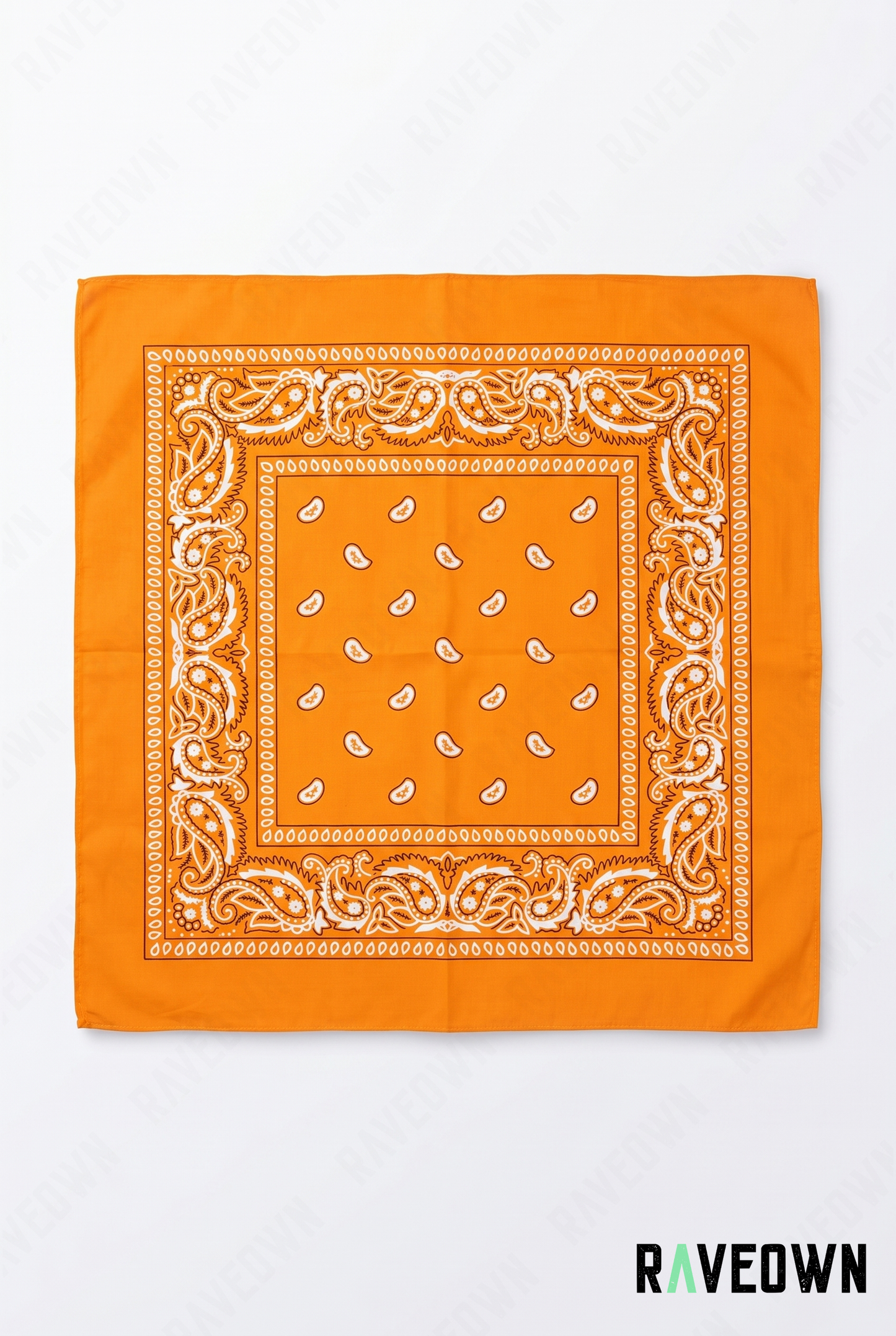 Bandana Couleur Femme – Paisley Coton Uni | Festi.Life
