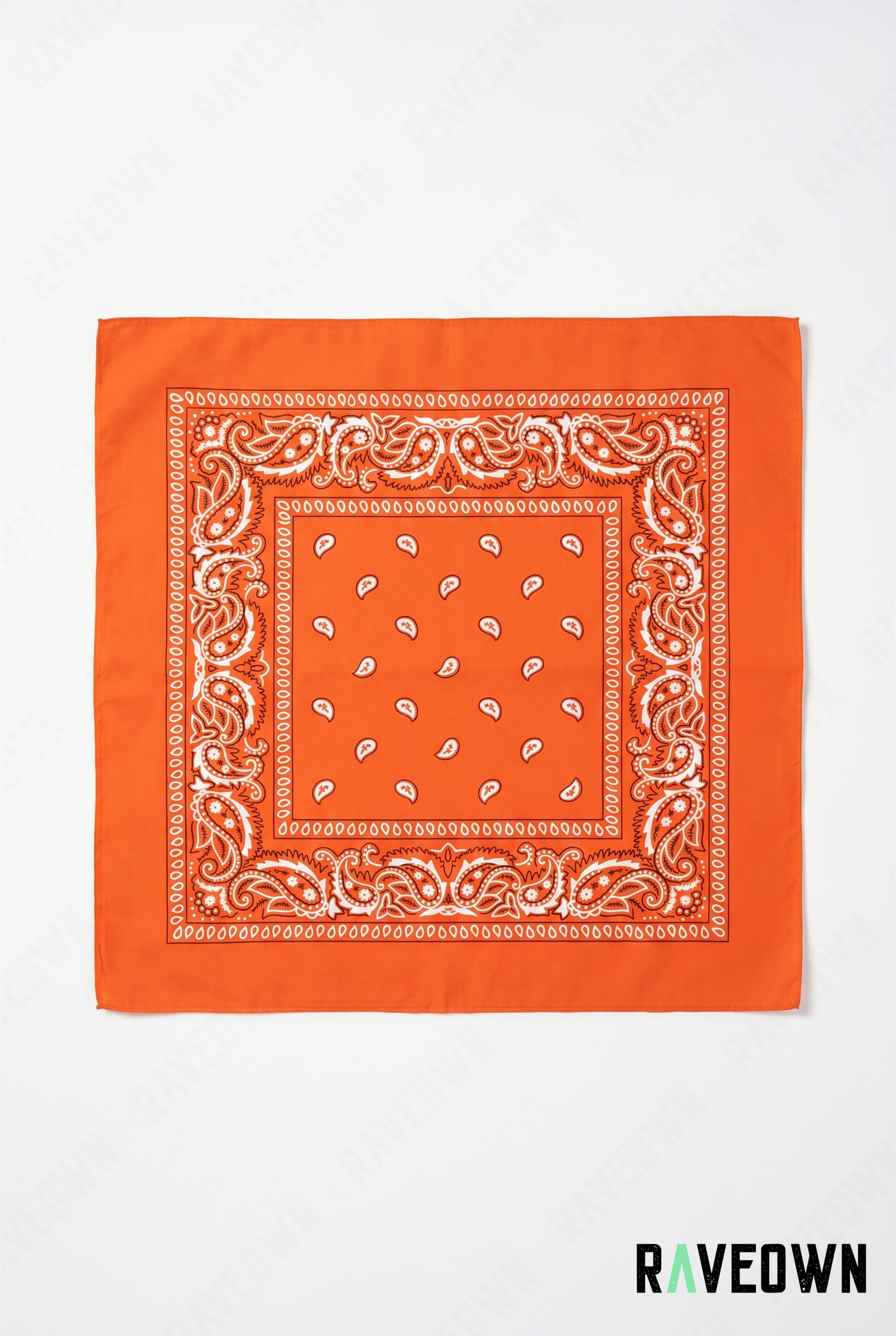 Bandana Couleur Femme – Paisley Coton Uni | Festi.Life