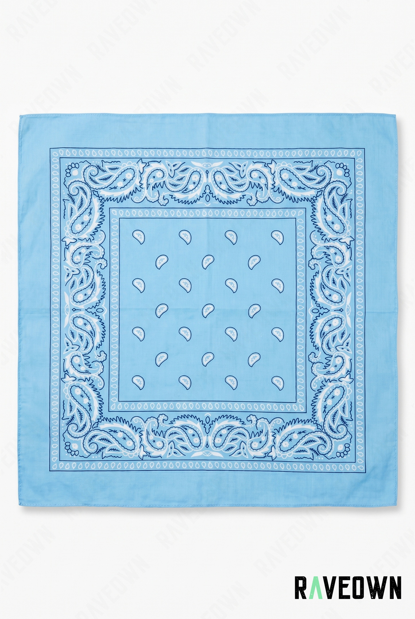Bandana Couleur Femme – Paisley Coton Uni | Festi.Life