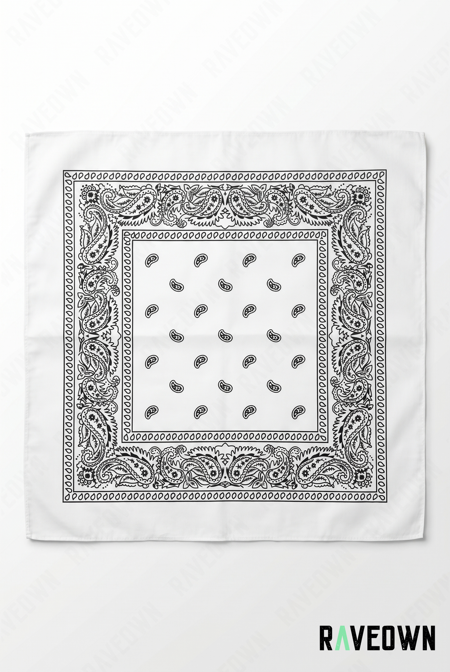 Bandana Couleur Femme – Paisley Coton Uni | Festi.Life