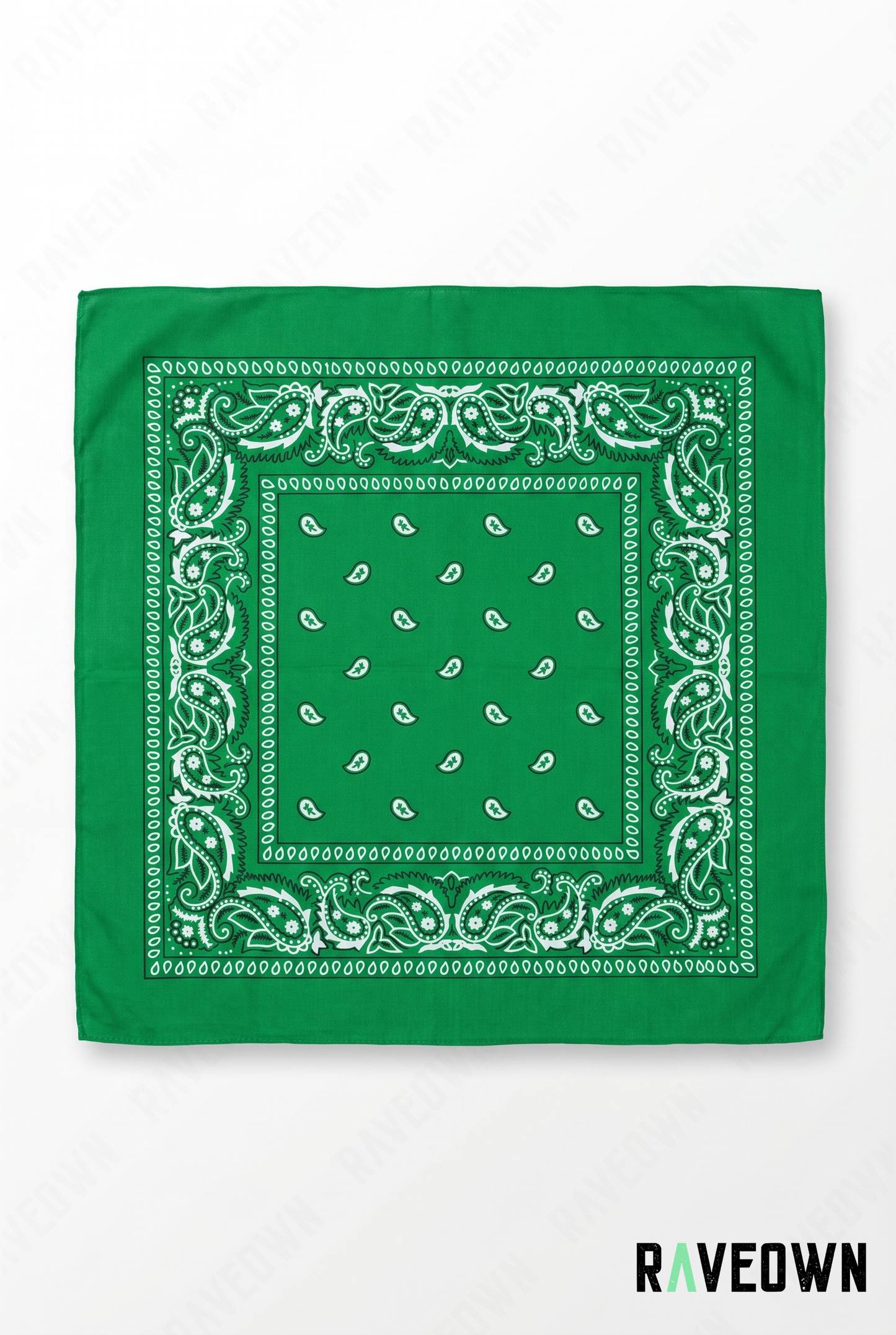 Bandana Couleur Femme – Paisley Coton Uni | Festi.Life