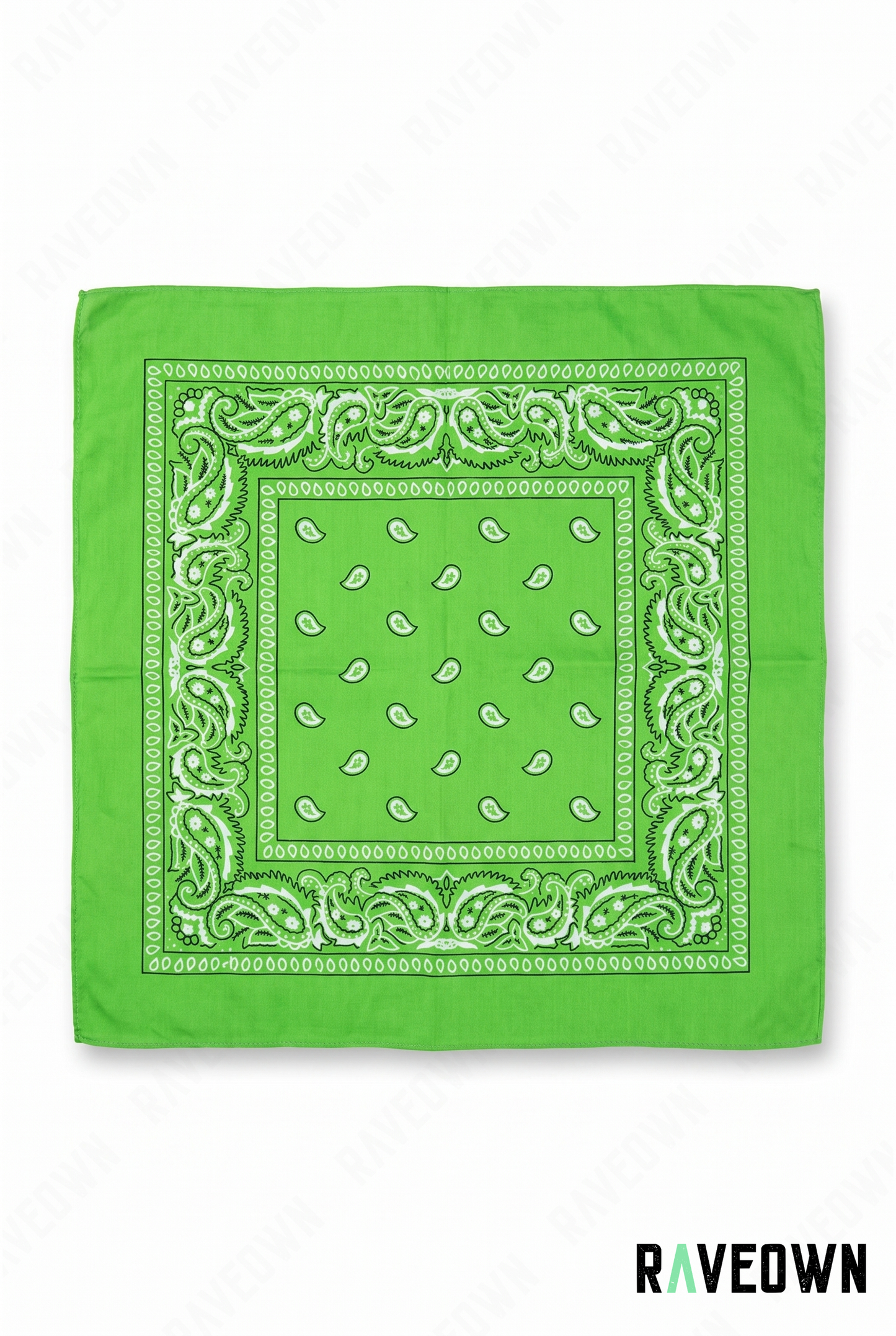 Bandana Couleur Femme – Paisley Coton Uni | Festi.Life