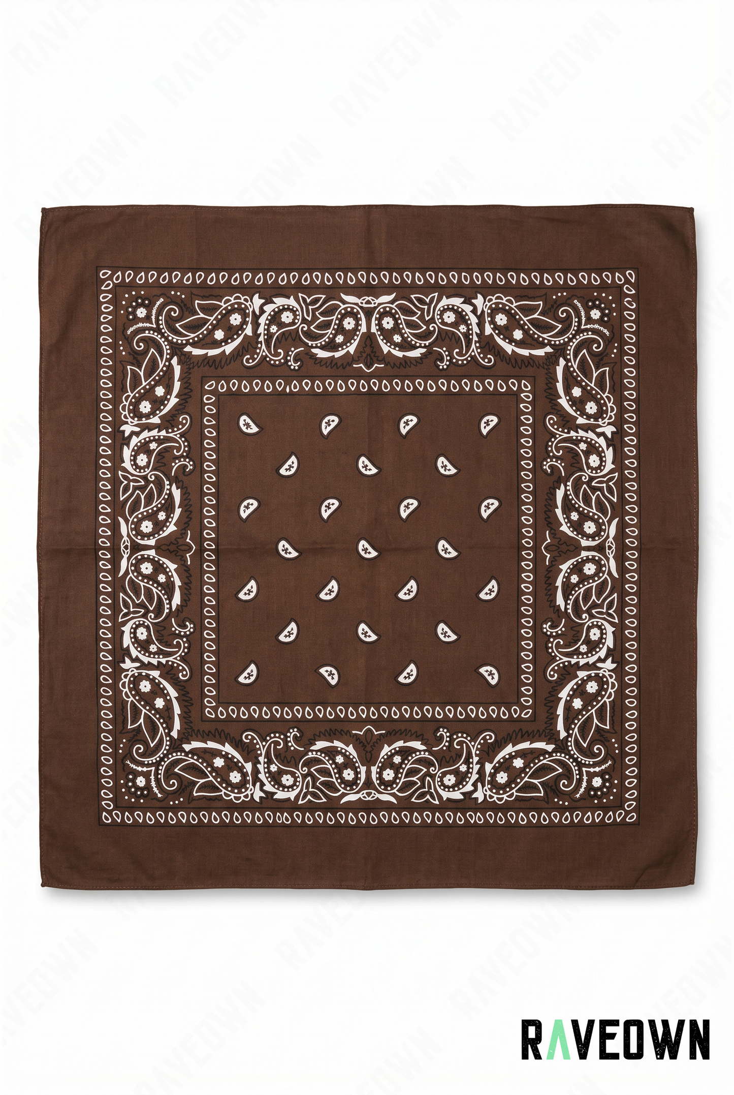 Bandana Couleur Femme – Paisley Coton Uni | Festi.Life