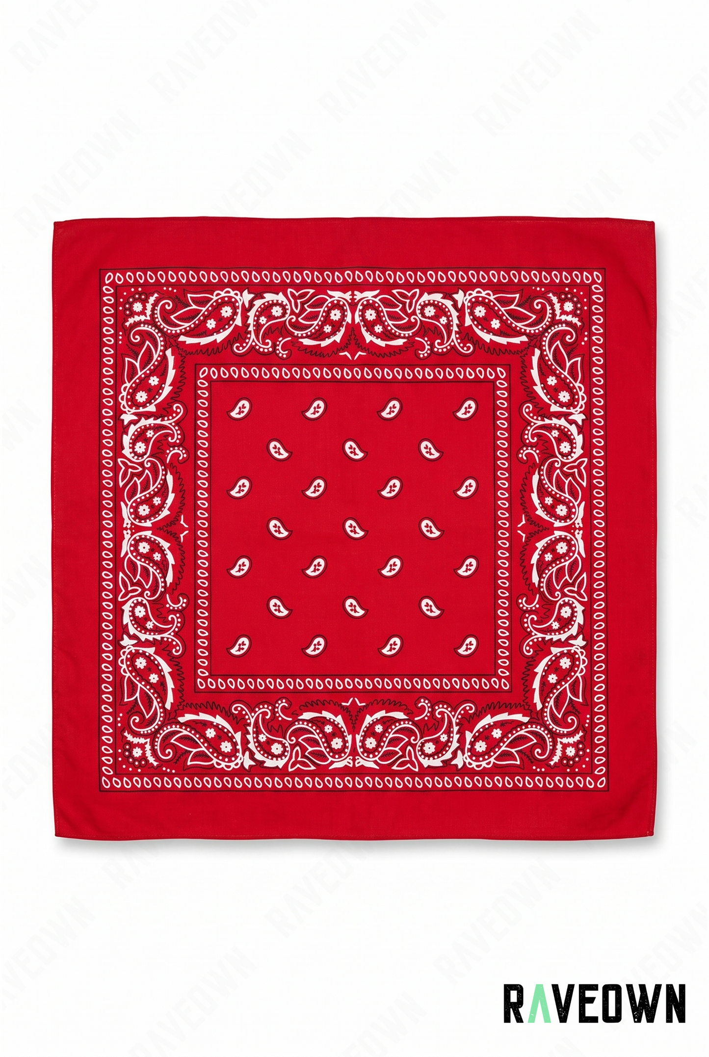 Bandana Couleur Femme – Paisley Coton Uni | Festi.Life